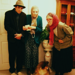 Emma and Co in fancy dress.